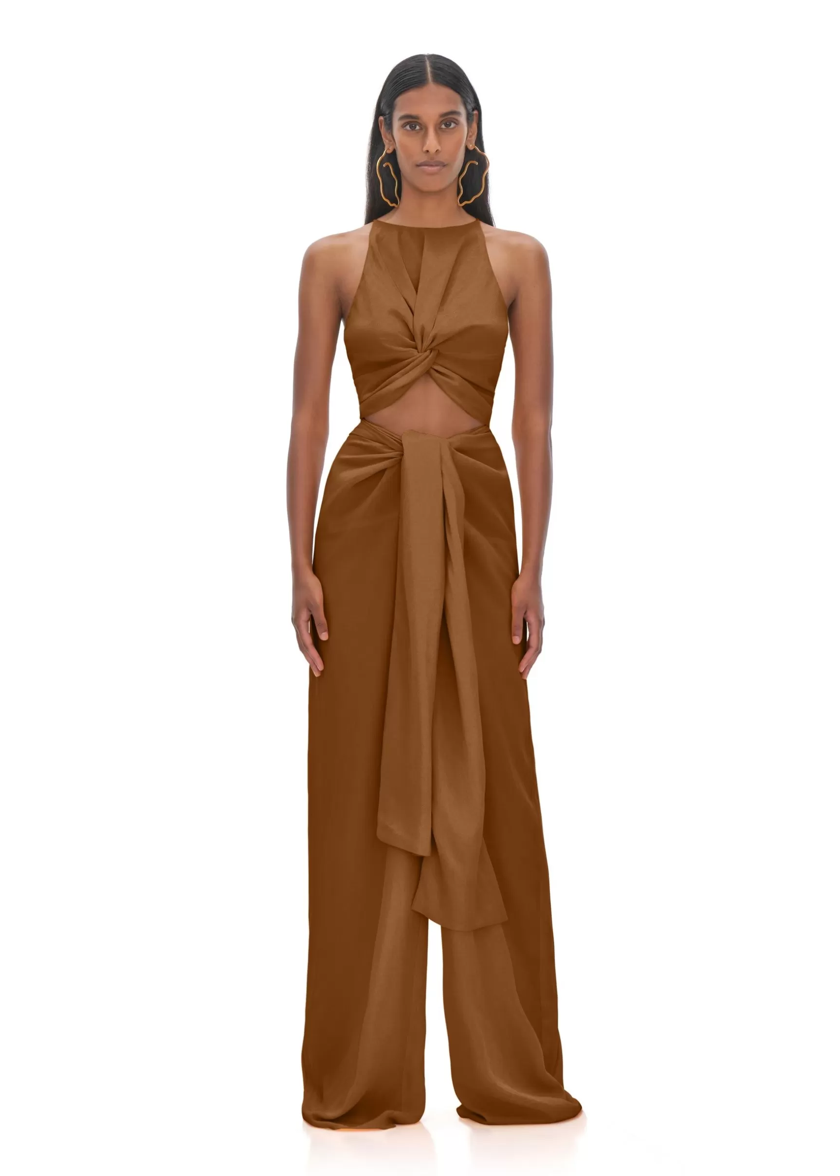 Hot Aminata Brass Jumpsuit Women Jumpsuits