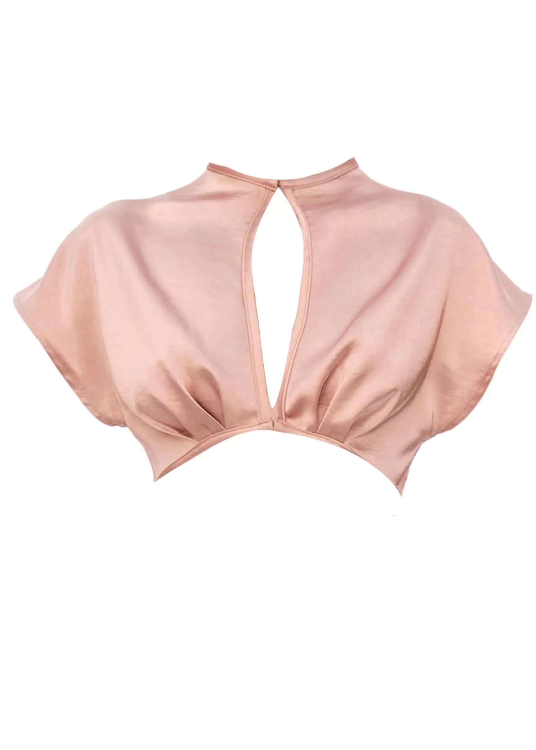 Cheap Hami Crop Top-Pearl Pink Women Tops