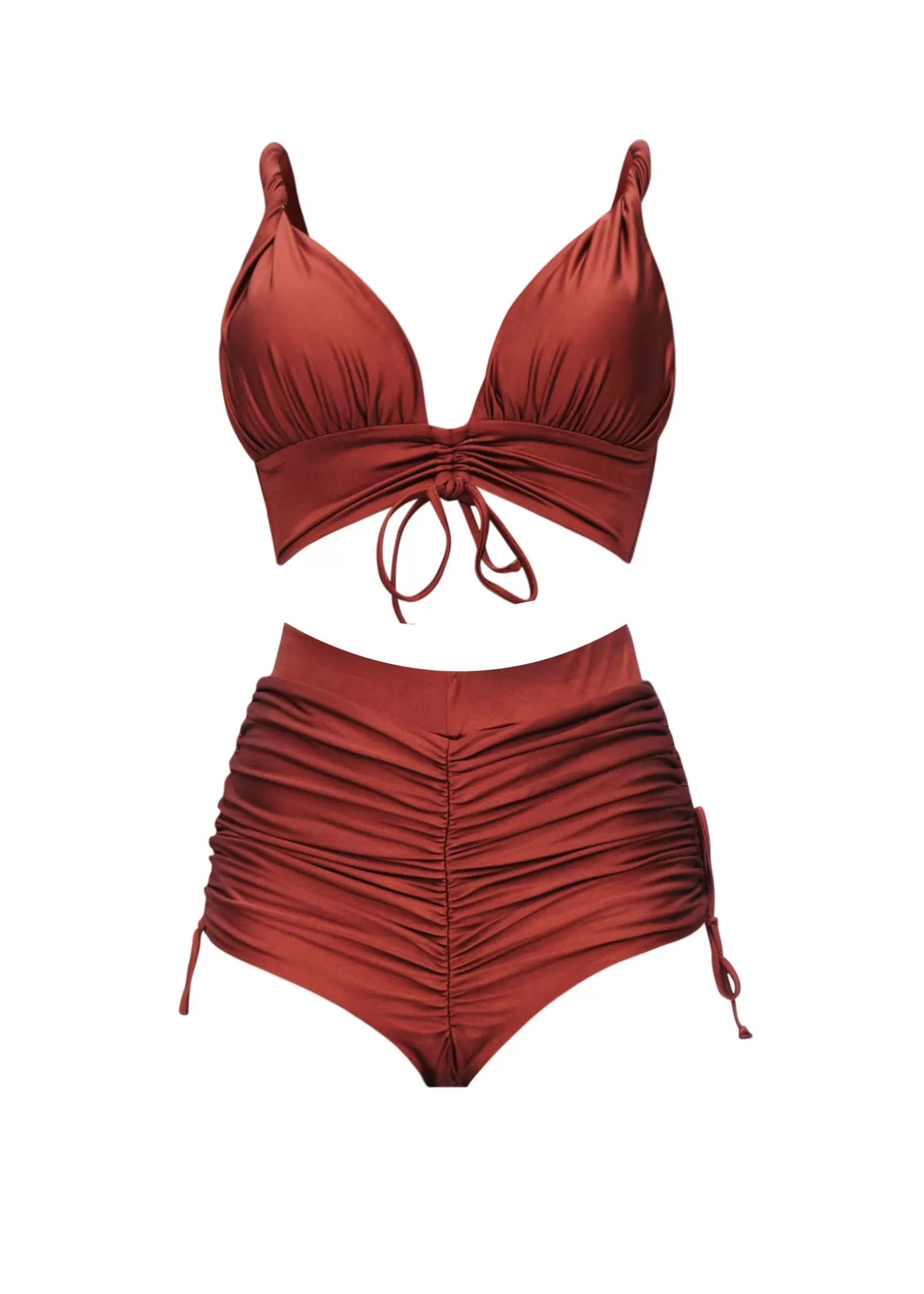 Store Karo Bikini-Chocolate Women Resortwear