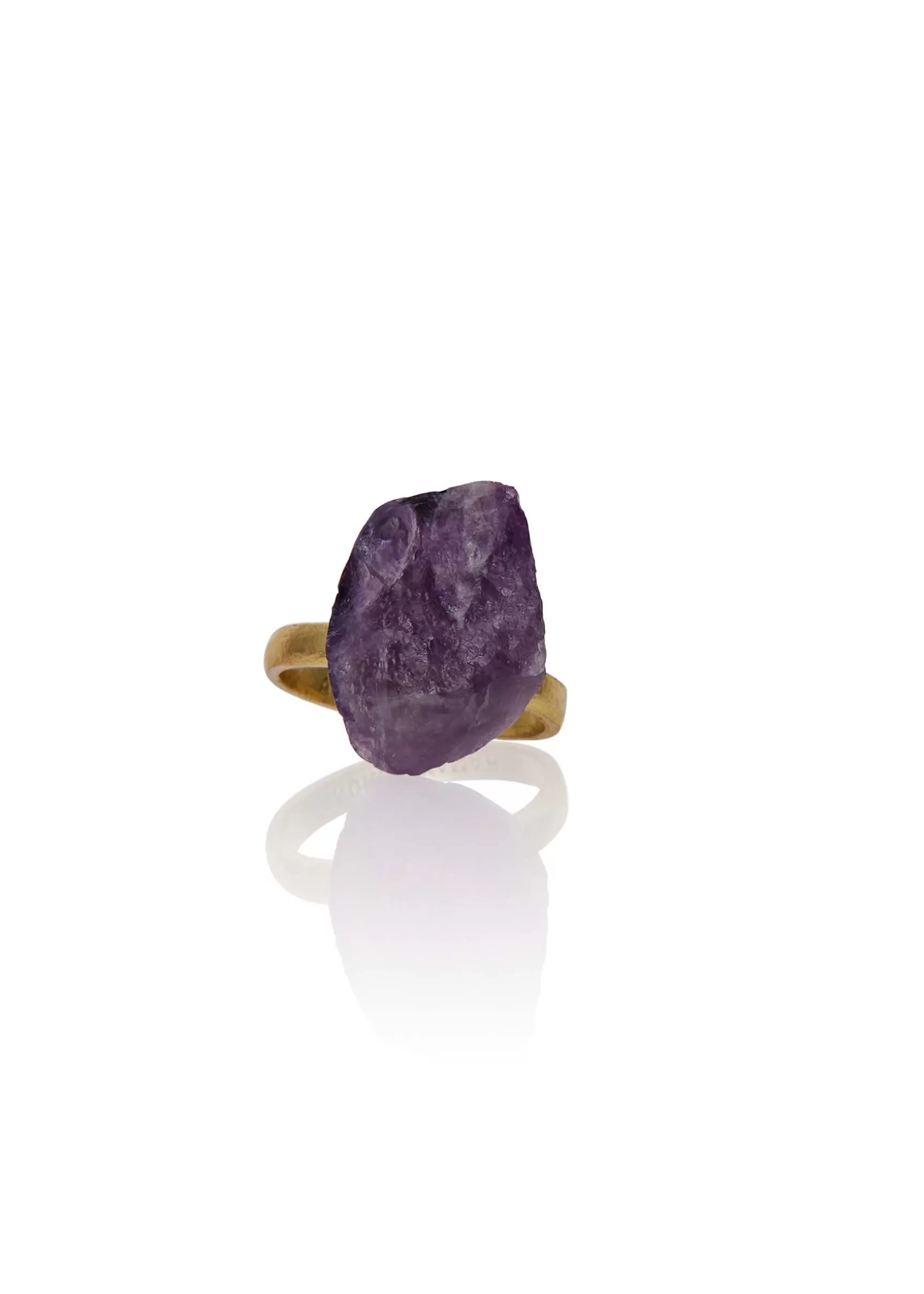 Cheap Karr Amethyst Gemstone Ring Women Accessories