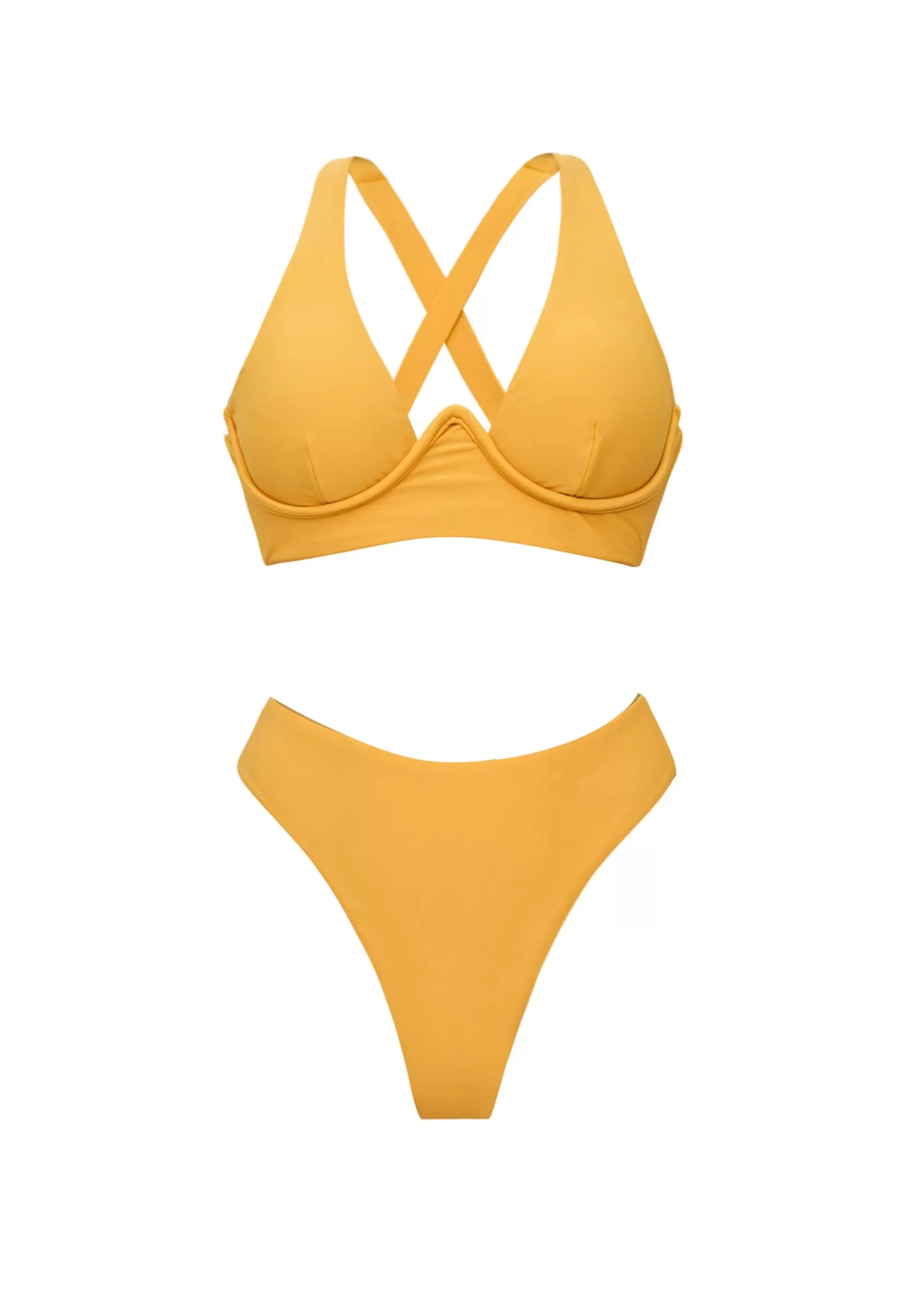 Discount Kasa Bikini-Mustard Women Resortwear