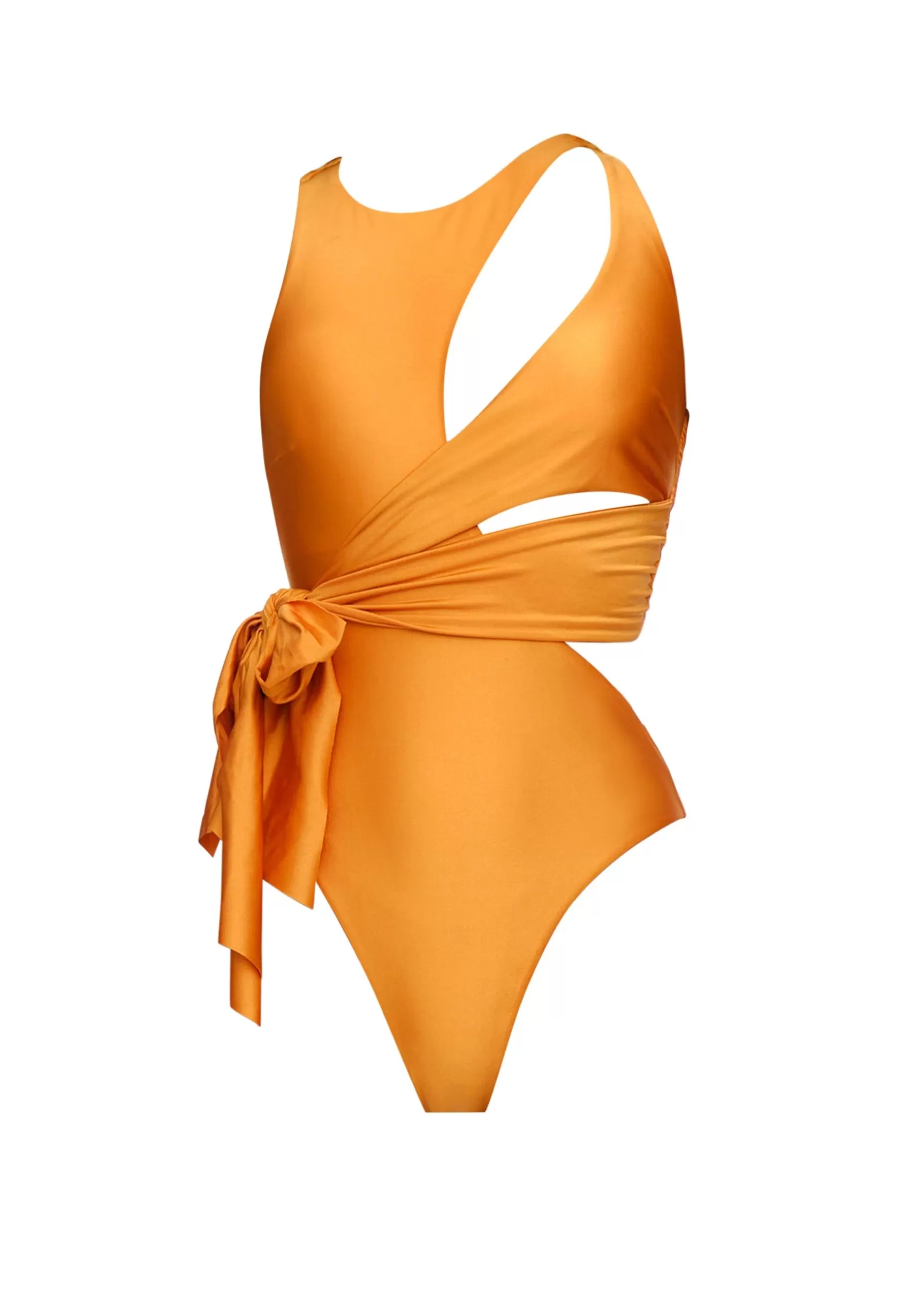 Cheap Lada One Piece Swimsuit-Sunset Gold Women Resortwear