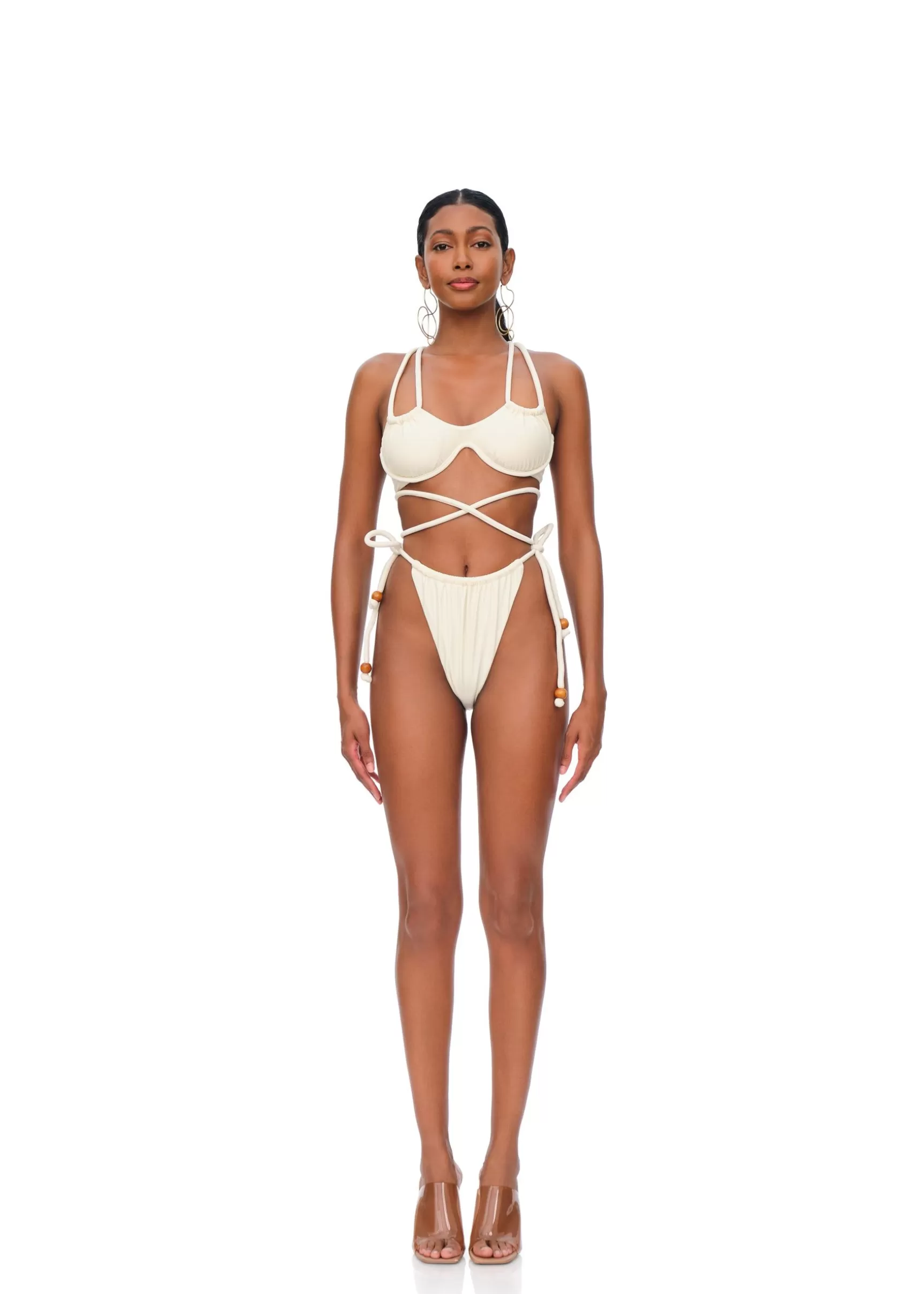 Hot Lani Bikini-Ivory Women Swimwear