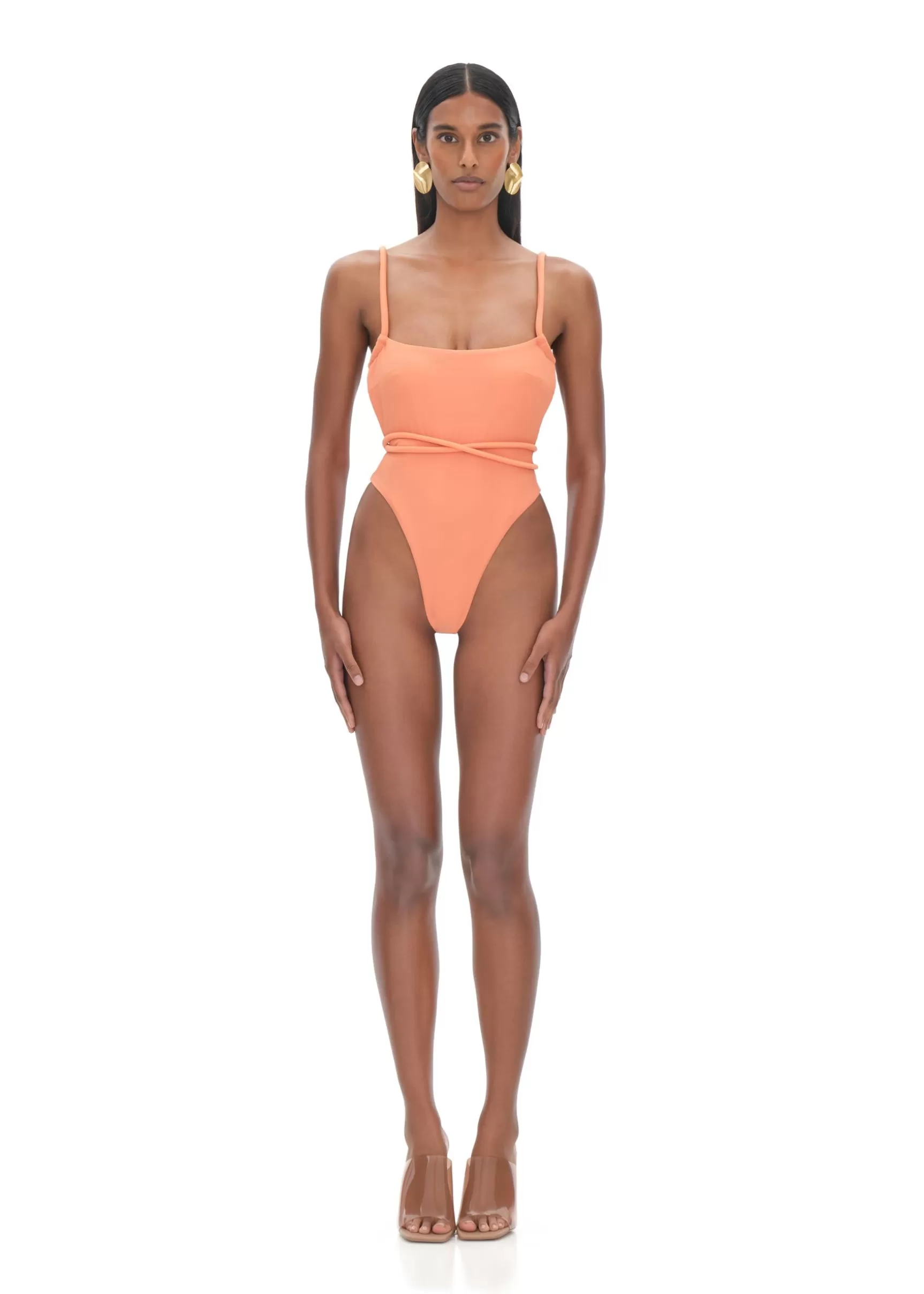 Store Lima Peach One Piece Swimsuit Women Swimwear