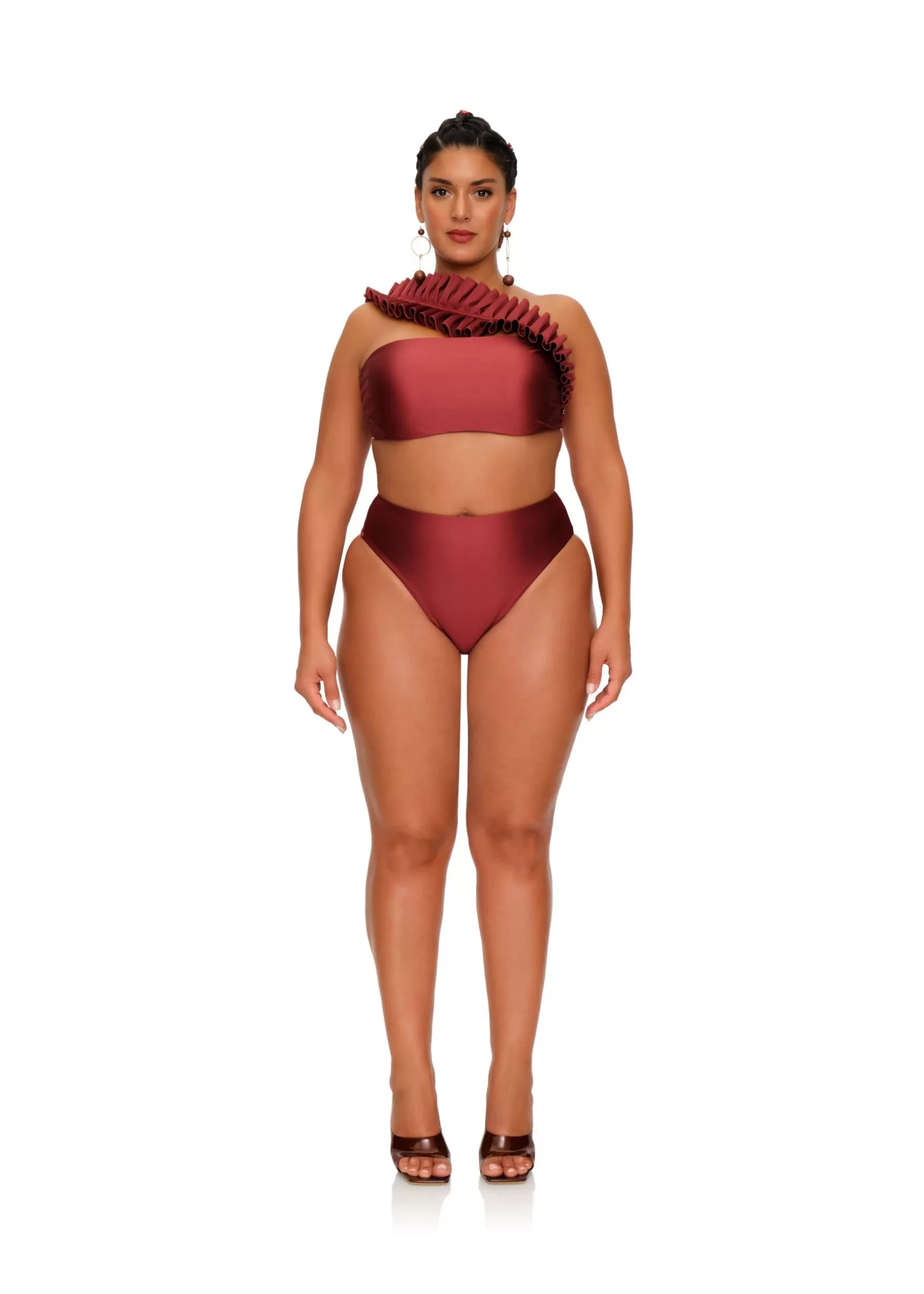 Best Liva Bikini-Wine Women Resortwear