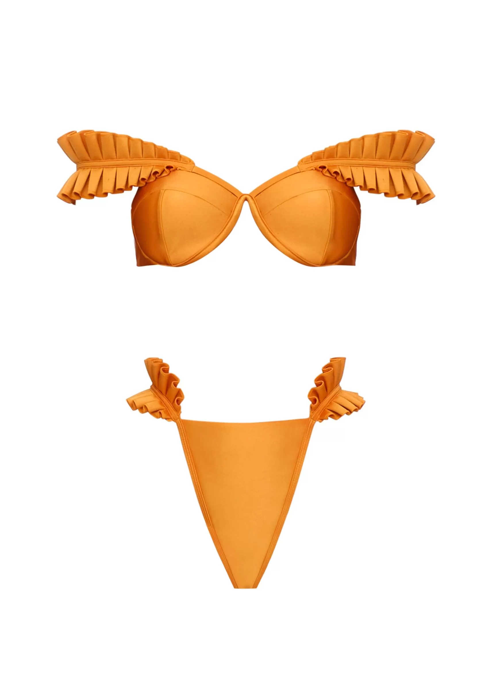 Store Mulan Bikini-Sunset Gold Women Resortwear