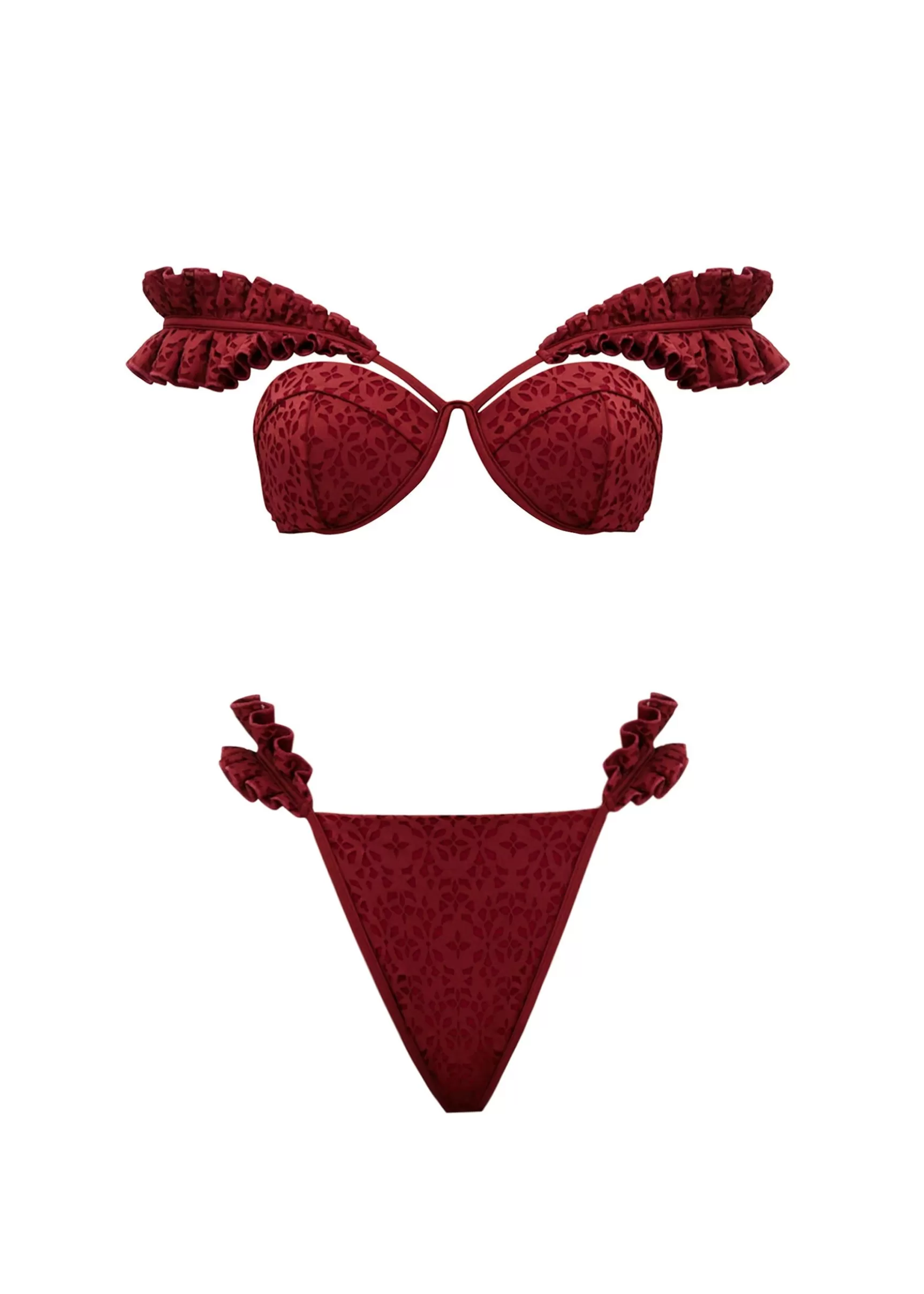 Store Mulan Bikini-Wine Women Swimwear