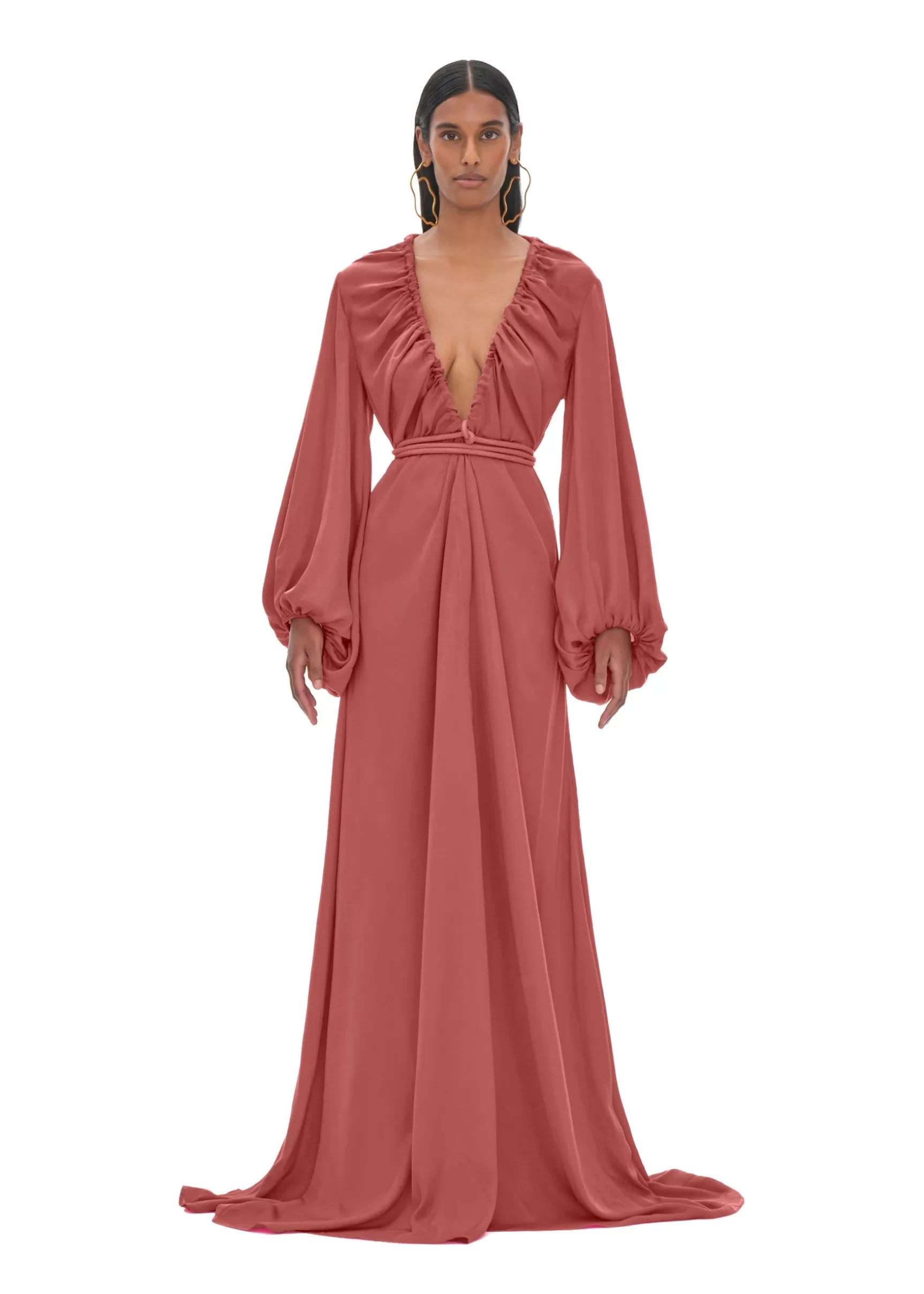 Sale Neema Dusty Apricot Robe Women Resortwear