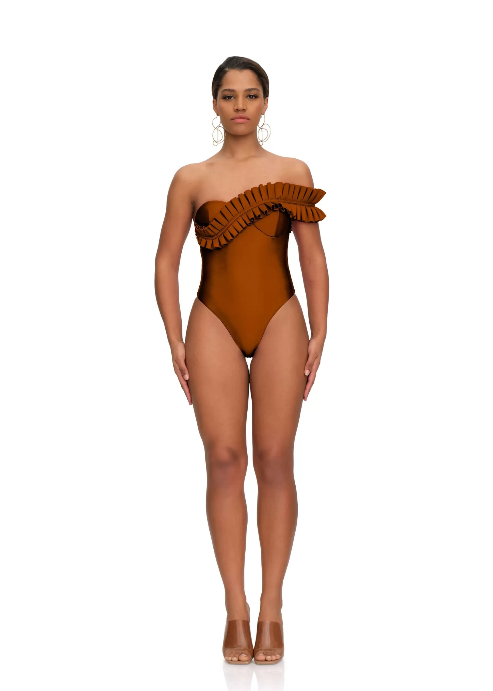 Store Nisi One Piece Swimsuit-Sand Women Resortwear