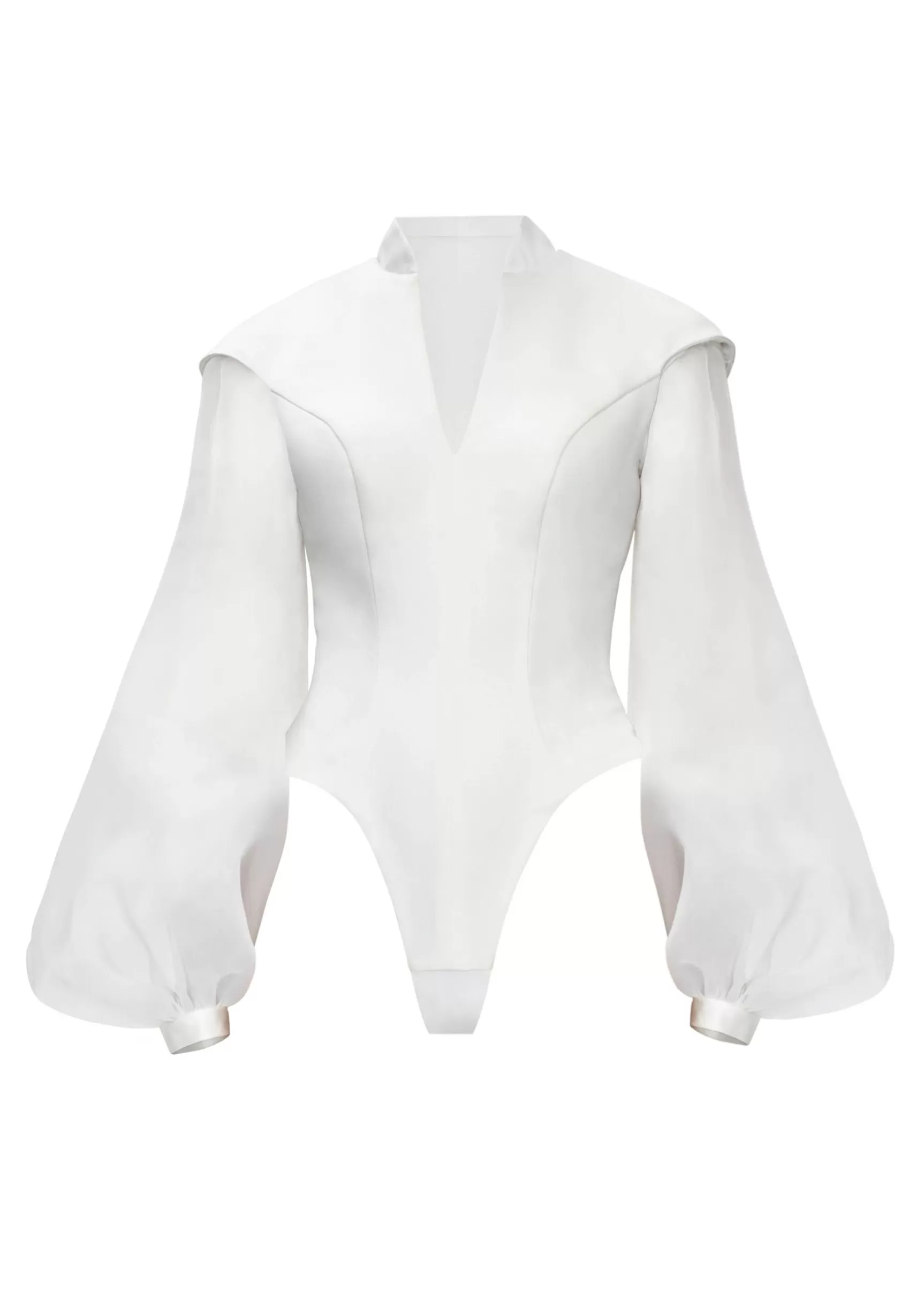 Flash Sale Odon Bubble Sleeve Leotard Women Bridal