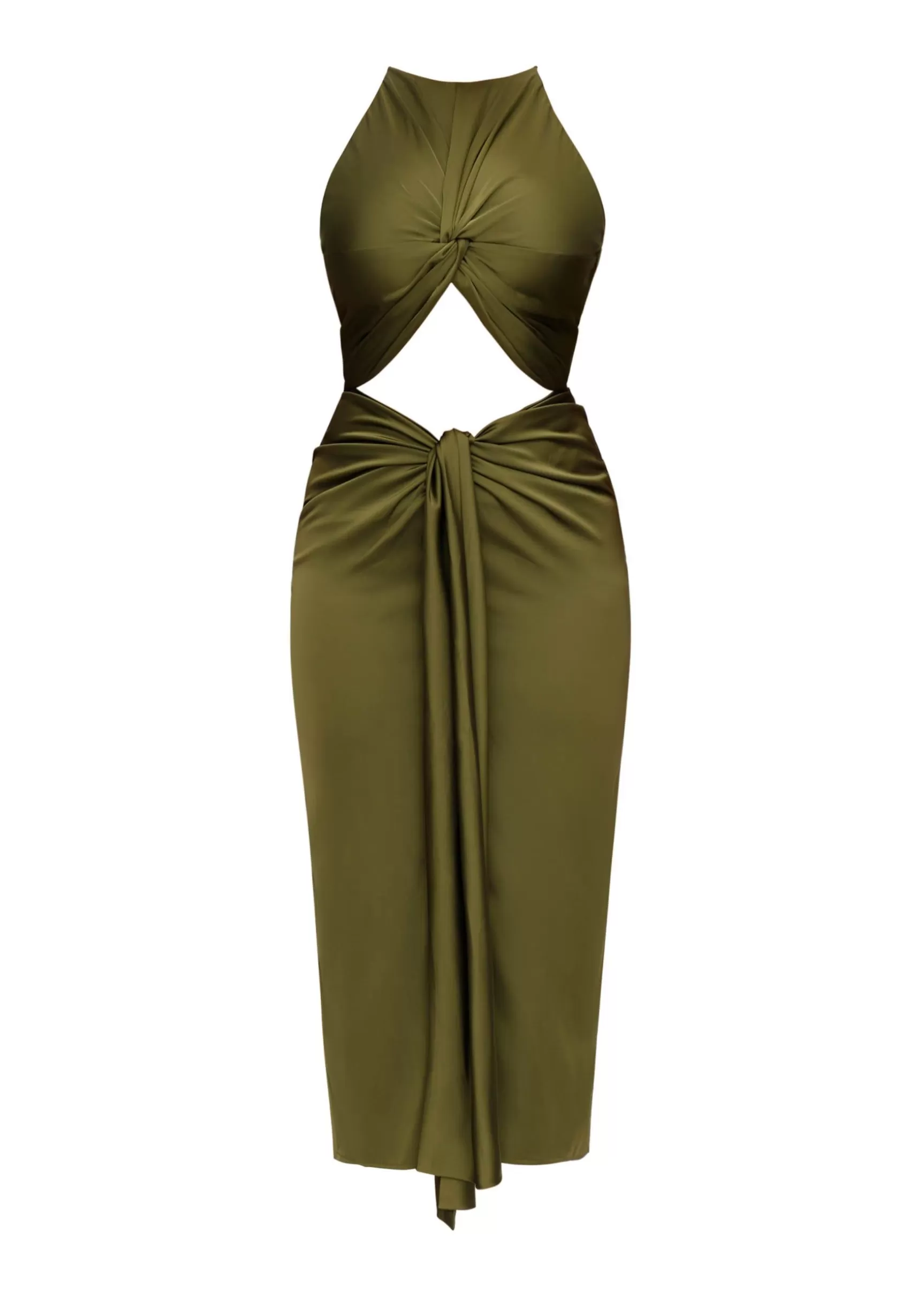 Outlet Reni Midi Dress-Olive Women Dresses