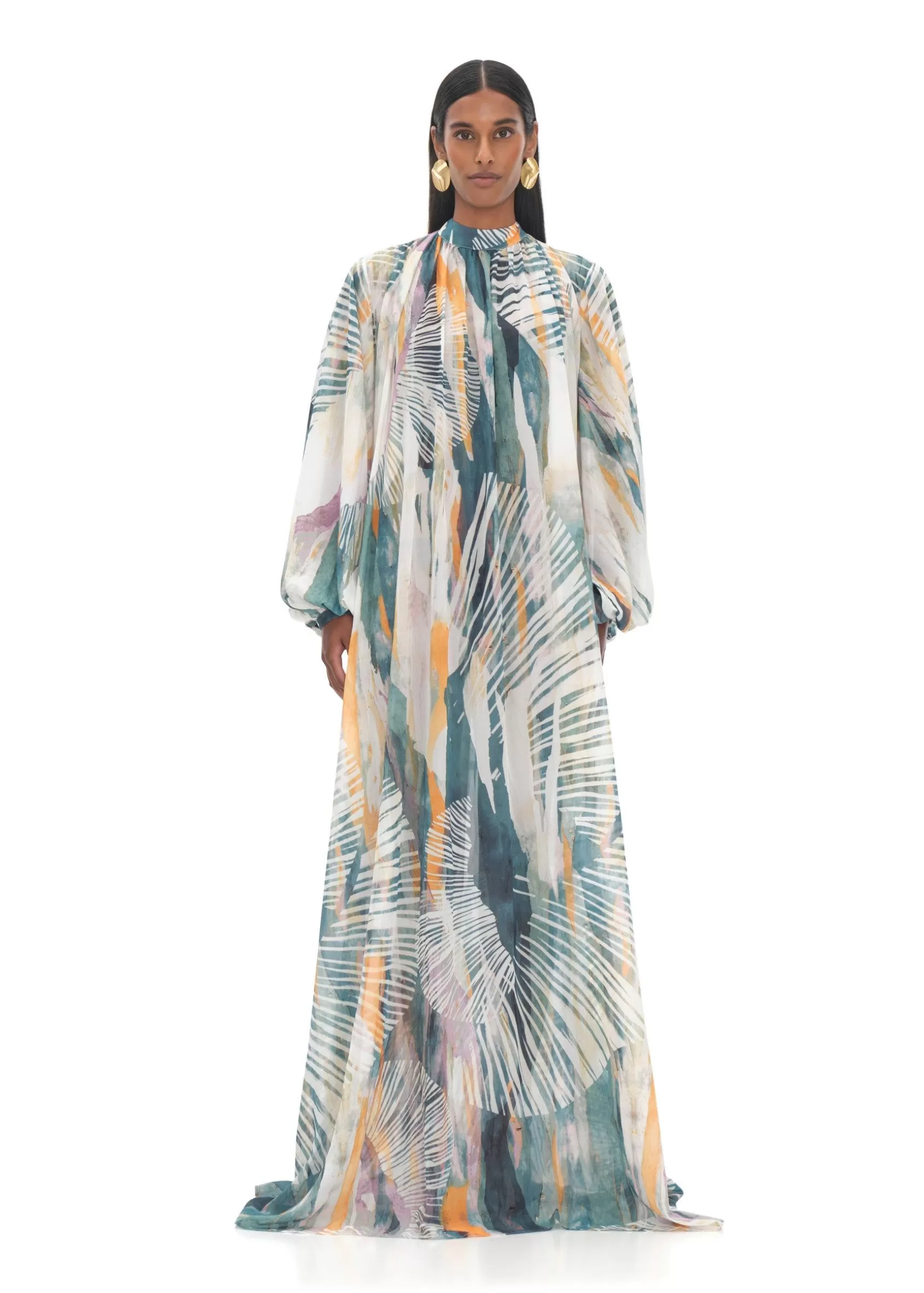 Discount Sade Cover-Up Abstract Bark Dress Women Resortwear