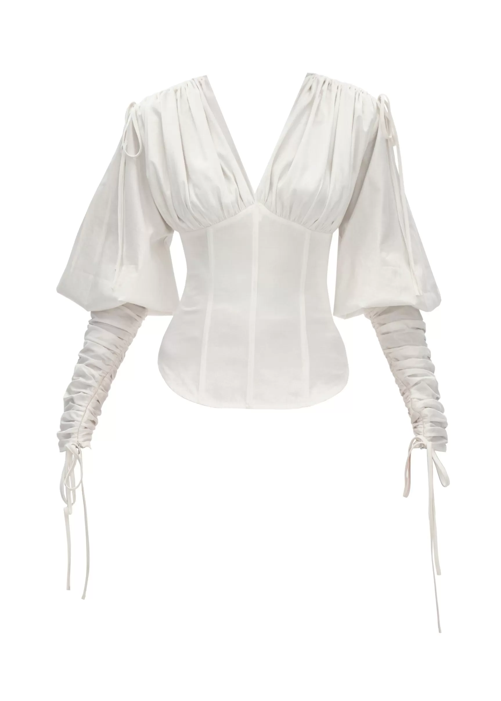 Fashion Tula White Corset Top Women Tops