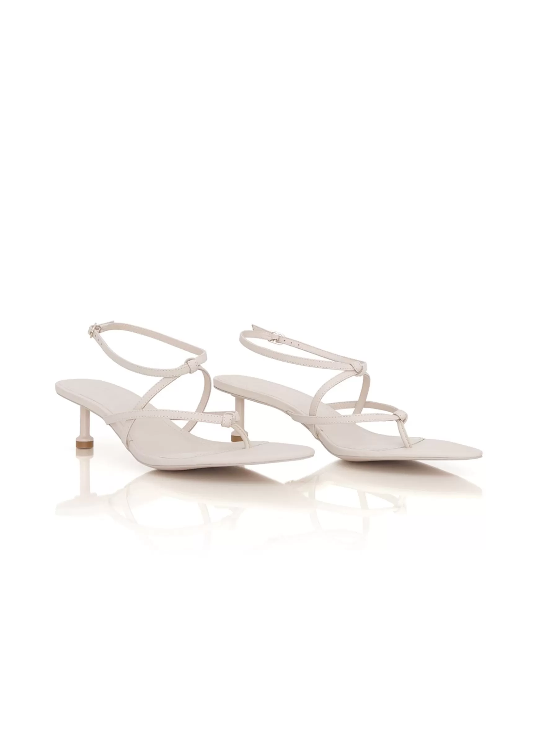 New Vee Sandals-Ivory Women Shoes